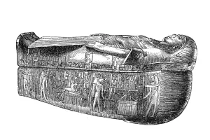 Dead Person Prints: Egyptian sarcophagus