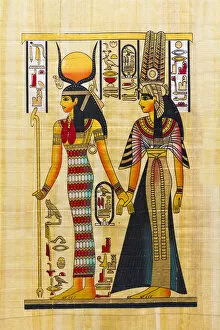 Ancient Egyptian Gods and Goddesses Gallery: Egyptian Souvenir Papyrus