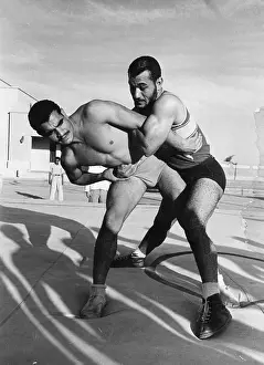 Middle Prints: Egyptian Wrestlers