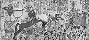 Fortress Prints: Egyptians Storming Fortress