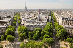 Eiffel Tower from Arc du Triomphe