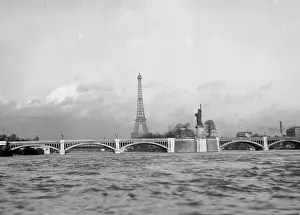 Arc0008315 Prints: Eiffel Tower Across The Seine