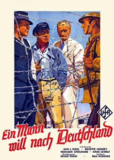 Ein Mann will Nach Deutschland