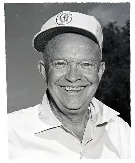 Lesson Prints: Eisenhower Golfing Headshot
