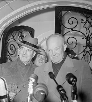 Eisenhower and MacArthur Standing Together