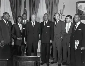 Philip Randolph Prints: Eisenhower Meeting with Civil Rights Leaders