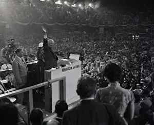 Eisenhower W/Arm Raised @Rep Convention