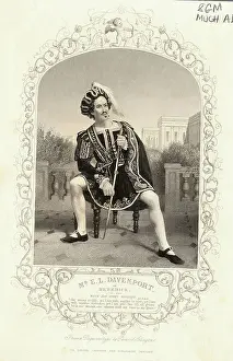 E.L. Davenport Playing Character Benedick in much Ado About Nothing