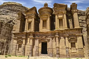 Images Dated 15th May 2015: El Deir - The Monastery, Petra, Jordan