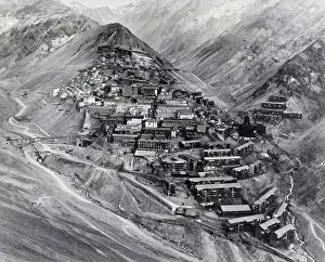 El Teniente Mountainside Mining Town, Chile