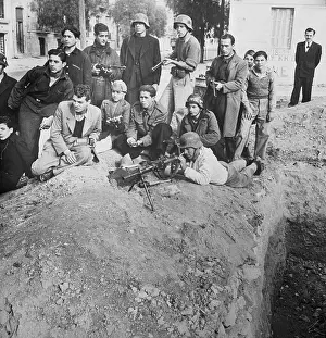 Elas Troops with Guns and Rifles