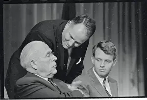 Elbert Carvel Talking to David Lawrence