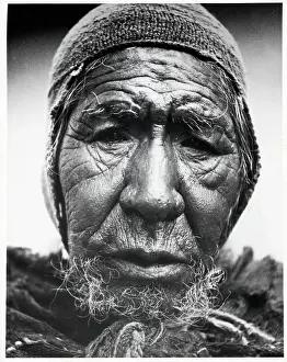 Bolivia Prints: Elderly Bolivian Man