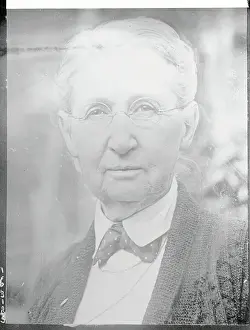 Elderly Descendant of Benjamin Franklin in Eyeglasses