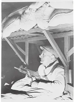 Elderly Man Guarding Kibbutz