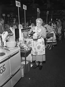 Baking Prints: Elderly Woman Contestant At Bake Off
