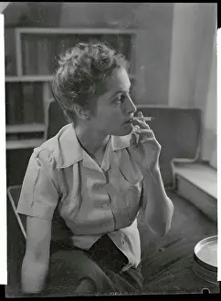 clarks cigarette Eleanor Clark Warren Smoking a Cigarette Print. Art Prints, Posters &  Puzzles from Fine Art Storehouse