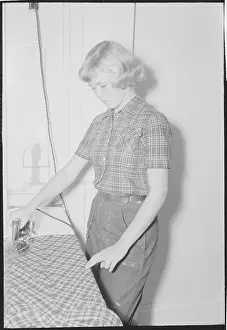 Eleanor Grisell Prints: Eleanor Grisell Pressing Clothes