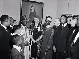 Eleanor Roosevelt with African Representatives