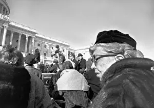 Eleanor Roosevelt Attending President John F. Kennedy's Inauguration