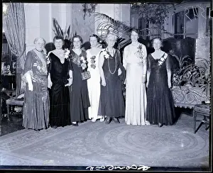 Eleanor Roosevelt and Others in Ball Gowns