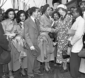 Departure Prints: Eleanor Roosevelt Bidding Farewell to Howard University Students and Faculty