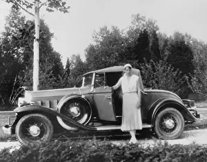 Eleanor Roosevelt and Car