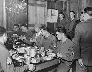 Eleanor Roosevelt Chatting with Luncheon Guests