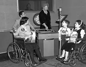 Disabled Prints: Eleanor Roosevelt as Disk Jockey