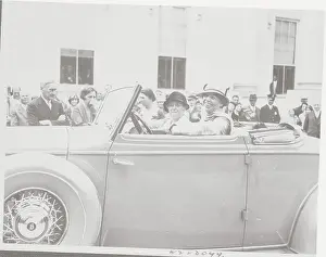 Eleanor Roosevelt Driving with Nancy Cook