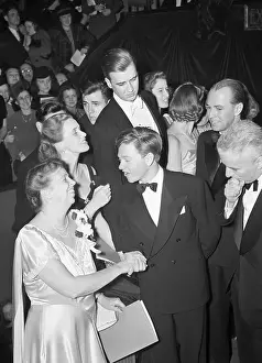 Eleanor Roosevelt Greeting Mickey Rooney