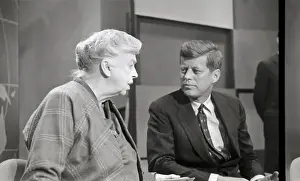 Eleanor Roosevelt and John F. Kennedy