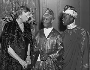 Supervisor Prints: Eleanor Roosevelt with Kingsley Ozumba Mbadiwe and Mbonu Ojike