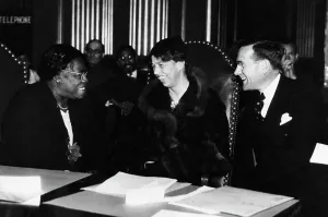 Huty32313 Prints: Eleanor Roosevelt with National Youth Administration Leaders
