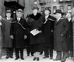 Huty32313 Prints: Eleanor Roosevelt Opens Low Rental Housing Project