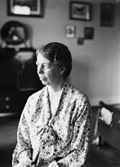 Eleanor Roosevelt in Profile Closeup
