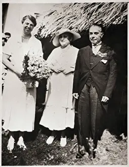 Dictator Prints: Eleanor Roosevelt and Rafael and Hilda Trujillo Pose