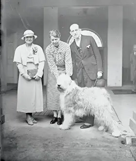 Eleanor Roosevelt Receiving Dog