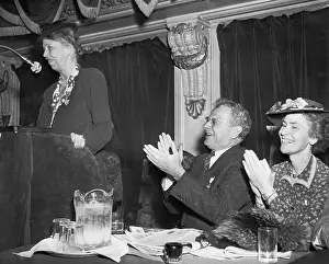 Eleanor Roosevelt, Sidney Hillman and Dorothy Bellanca at Union Convention