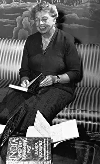Autographing Prints: Eleanor Roosevelt Signing Books