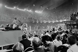 Eleanor Roosevelt Speaking At Democratic National Convention