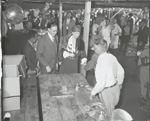 Fort Hunt Prints: Eleanor Roosevelt Visiting a Veteran's Bonus Camp