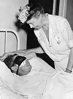 Touching Prints: Eleanor Roosevelt Visiting Wounded Soldier