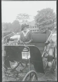 Newport Prints: Eleanor Sears Riding in a Carriage