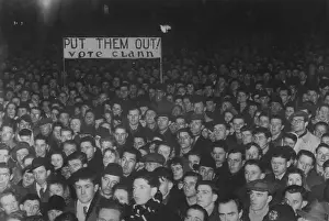 Slogan Prints: Election Crowd