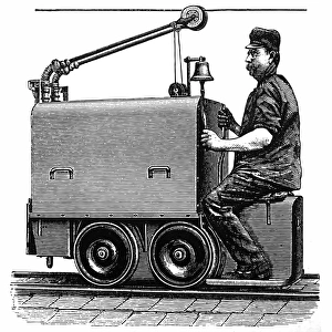 Images Dated 16th April 2016: Electric mine locomotive