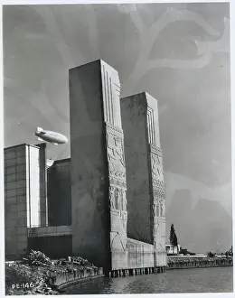 1933 Worlds Fair Prints: Electrical Building at World's Fair