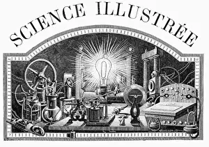 Light Bulb Prints: Electrical Set Up Light Bulb Illustratio