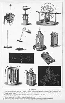 Images Dated 30th May 2017: Electricity, Engraving, 1892