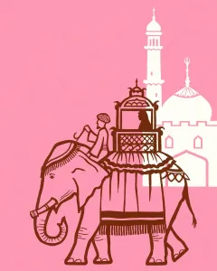 Trucking Prints: Elephant and Mosque
